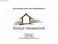 schaub-haustechnik.ch Webseite Vorschau