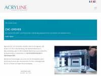 acryline.ch Webseite Vorschau