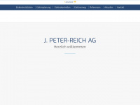 jprag.ch Webseite Vorschau