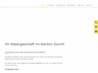 malerblum.ch Webseite Vorschau