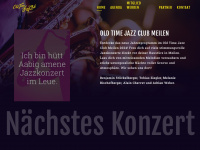 oldtimejazzclub.ch Webseite Vorschau