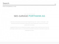 see-garage.ch Webseite Vorschau