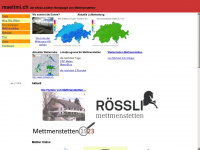 maettmi.ch Webseite Vorschau