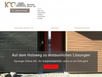 sprenger-soehne.ch Webseite Vorschau