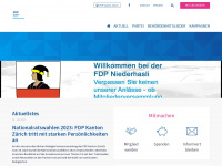 fdp-niederhasli.ch Webseite Vorschau