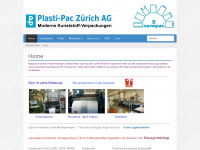 plasti-pac.ch Webseite Vorschau
