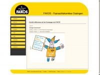 fakos.ch Webseite Vorschau