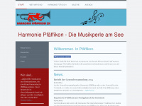 harmonie-pfaeffikon.ch Webseite Vorschau