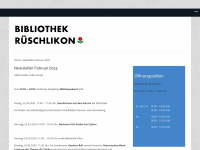 bibliothek-rueschlikon.ch Webseite Vorschau