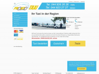 pronto-taxi.ch Webseite Vorschau