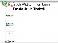 fcthalwil.ch Webseite Vorschau