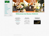 blumen-wuethrich.ch Webseite Vorschau