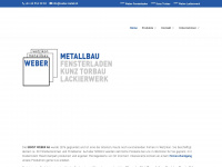 weber-metall.ch Webseite Vorschau