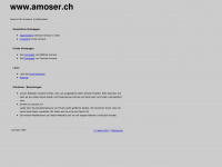 amoser.ch Webseite Vorschau