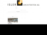 isler-architekten.ch Webseite Vorschau