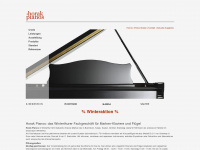 pianos.ch Webseite Vorschau