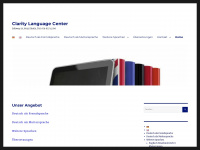 clarity-languagecenter.ch Webseite Vorschau