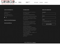 lasalle-restaurant.ch Webseite Vorschau