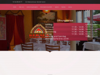 keralarestaurant.ch Webseite Vorschau