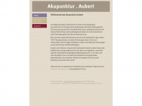 akupunkturaubert.ch Webseite Vorschau