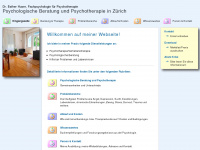 praxispsychologie.ch Webseite Vorschau