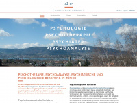psychotherapie-4p.ch Webseite Vorschau