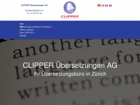 clipper.ch Webseite Vorschau
