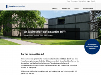 barrier.ch Webseite Vorschau