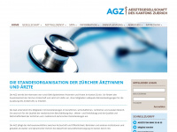 aerzte-zh.ch Webseite Vorschau