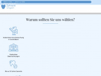 zahnarztungarn.ch Webseite Vorschau
