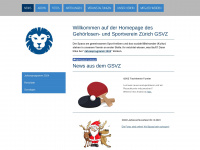 gsvz.ch Webseite Vorschau