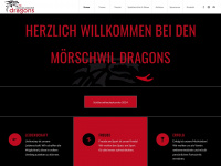 moerschwil-dragons.ch Webseite Vorschau