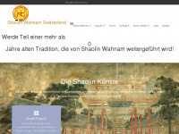 shaolin-wahnam.ch Webseite Vorschau