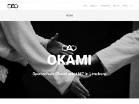 okami.ch Webseite Vorschau