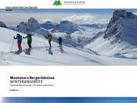 montanara.ch Webseite Vorschau