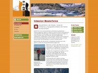 walks-4-u.ch Webseite Vorschau