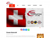 powerlifting.ch Webseite Vorschau