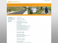 velowandern.ch Webseite Vorschau