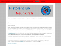 pistolenclub-neunkirch.ch Webseite Vorschau