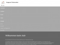 adir.ch Webseite Vorschau