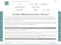 kanuclubbasel.ch Webseite Vorschau