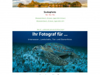 scubaphoto.ch Webseite Vorschau