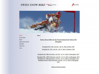 snowbike.ch Webseite Vorschau
