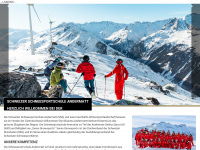 skischuleandermatt.ch Webseite Vorschau