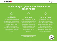 arento.ch Webseite Vorschau