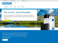 domotec.ch Webseite Vorschau