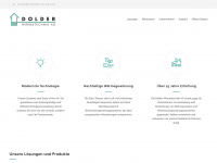 dolder-waermetechnik.ch Webseite Vorschau