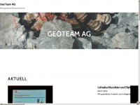 geoteam.ch Webseite Vorschau