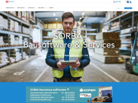sorba.ch Webseite Vorschau