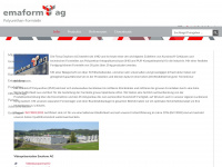 emaform.ch Webseite Vorschau